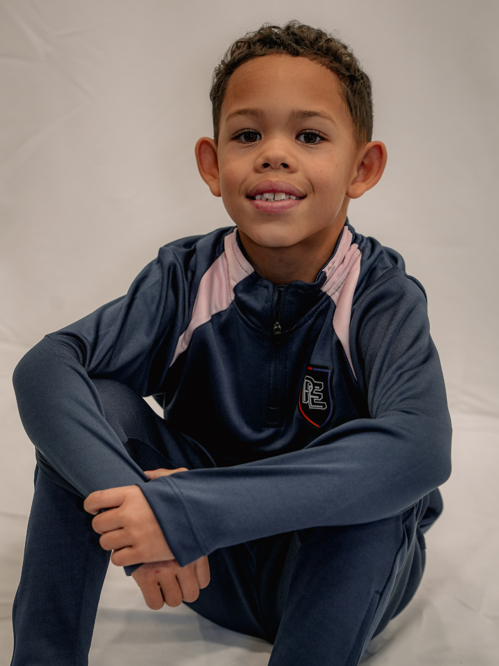 Pro Elite "Winter Arc" Training Drill Top (Navy)