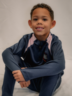 Pro Elite "Winter Arc" Training Drill Top (Navy)