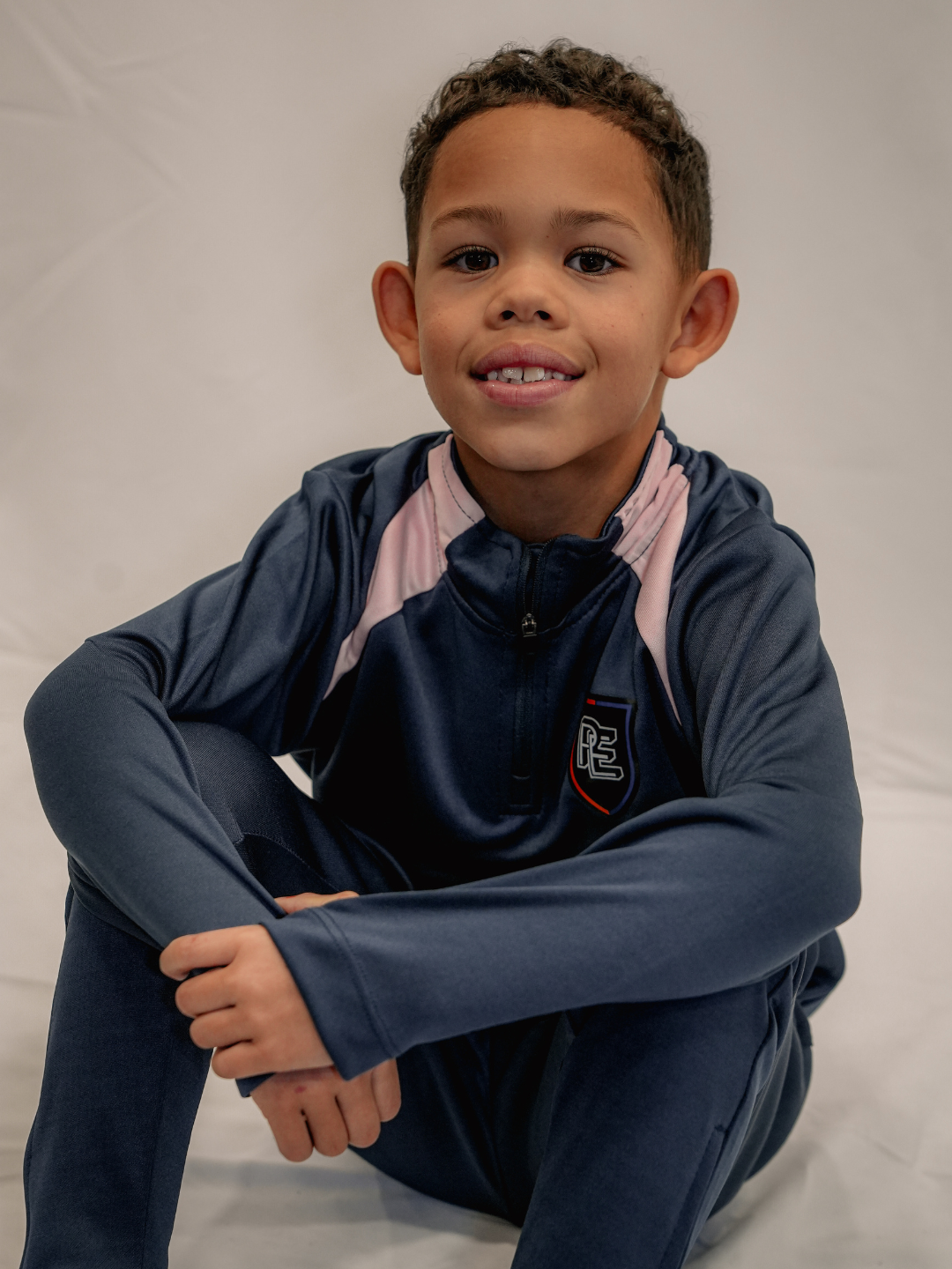 Pro Elite "Winter Arc" Training Drill Top (Navy)